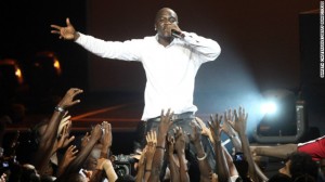 Born in Senegal, Akon has set up a foundation that's working to build schools and hospitals in the country. "I am going to keep advancing, doing as much as I can, but I really want to make the biggest impact in Africa," he says.  Pictured, Akon performing in Nairobi, Kenya, at the 2009 MTV Africa Music Awards.