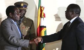 President Robert Mugabe and opposition rival ,Prime Minsiter Morgan Tsvangirai