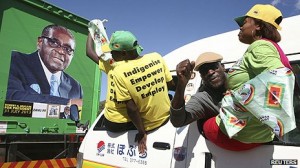 Mr Mugabe - who has served as president since independence - is hoping for another term