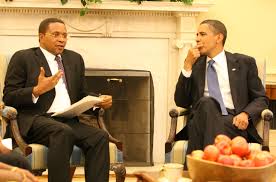 President Kikwete of Tanzania and US President Barack Obama
