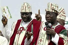 Olusegun Obasanjo, Nigeria’s first PDP president and Goodluck Jonathan