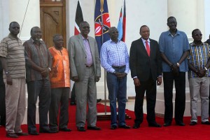 President  Uhuru with South Sudan Detainees