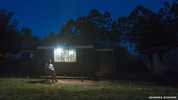 M-Kopa's mobile-enabled solar panels are bringing power to off-grid low-income households in Kenya