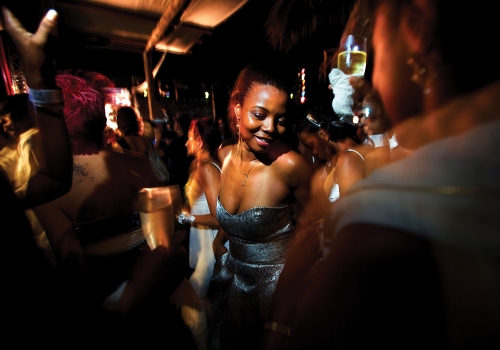 Angolans party in the Miami Beach Nightclub in Luanda. Photo: Panos/ Robin Hammond -