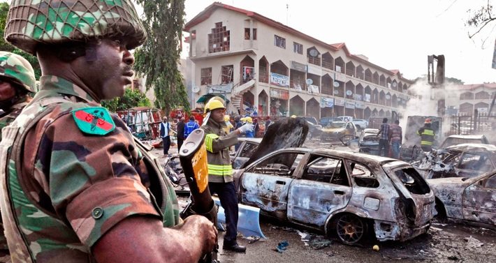 The bombing of a mall in June was Boko Haram’s third attack on Abuja this year. Photo©Olamikan Gbemiga/AP/SIPA