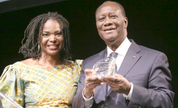AAI's Amini and Ivorian President