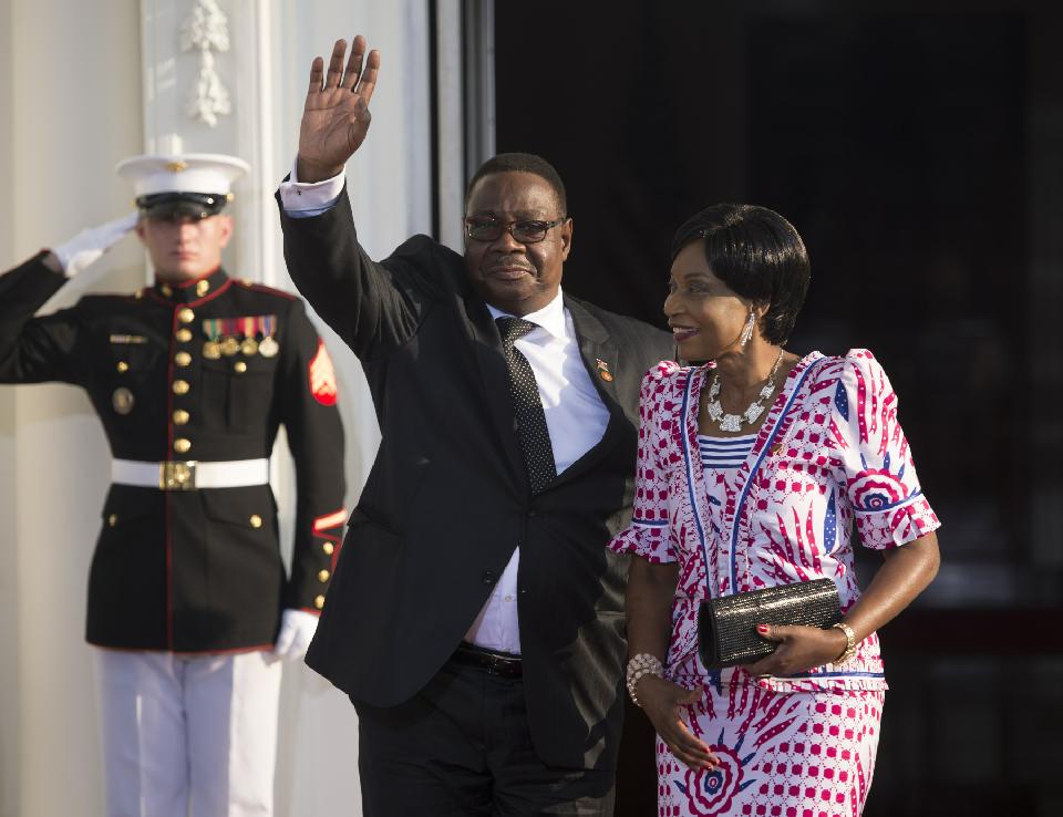 Malawi President Peter Mutharika, pictured during the US Africa Leaders Summit on August 5, 2014 in Washington, DC (AFP Photo/Brendan Smialowski)