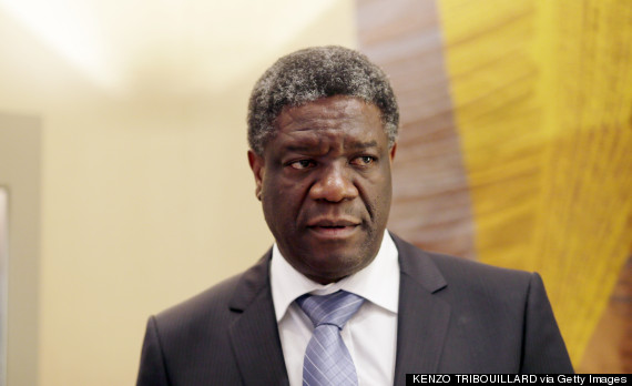 Doctor Denis Mukwege, founder of a pioneering rape victims clinic in the Democratic Republic of Congo