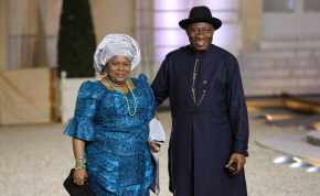 First Lady Patience Jonathan and President Goodluck Jonathan.