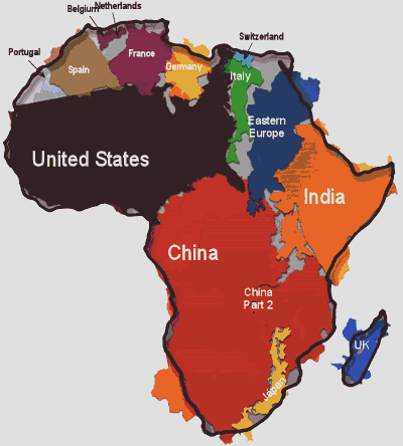 Source: Kai Krause, "The True Size of Africa"