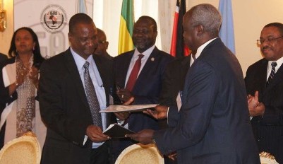 South Sudan Parties Sign Implementation Matrix of Cessation of Hostilities Agreement (Photo: IGAD).