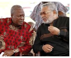 Jerry Rawlings and President John Dramani Mahama