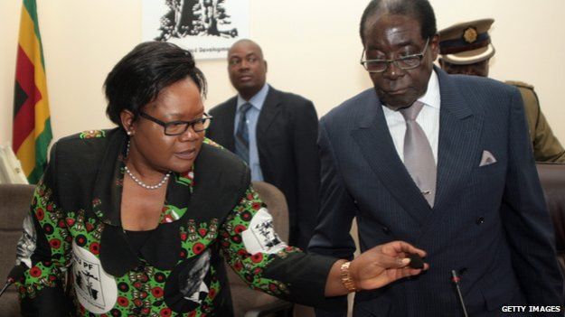 Joice Mujuru and President Mugabe were once close allies