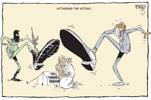 EDITORIAL CARTOON: The anti #refugees sentiments are fuelled by ignorance #Dadaab @UNHCR_Kenya via @ndula_victor
