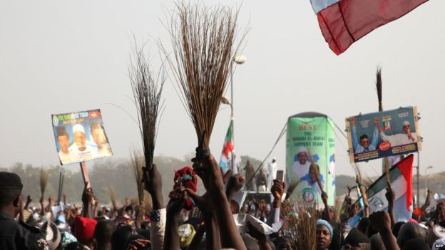 Supporters of Muhammadu Buhari expect a clean sweep and want him to bring change