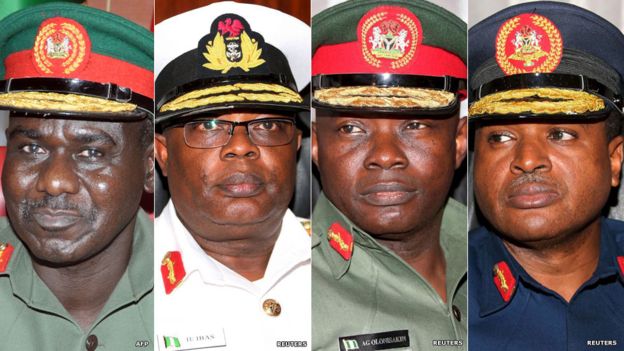 There is now a new line-up of military chiefs tasked with defeating Boko Haram militants