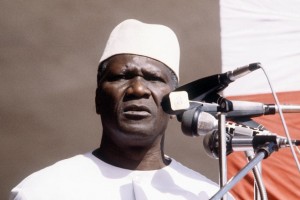In his autobiography Alpha Conde describes how he first supported the "revolutionary" Ahmed Sekou Toure, Guinea's first president after independence from France in 1958, pictured in 1984 (AFP Photo/)