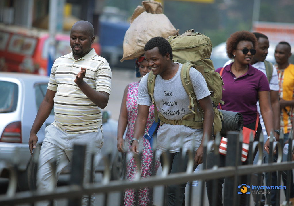 Ntigurirwa arriving in Kigali