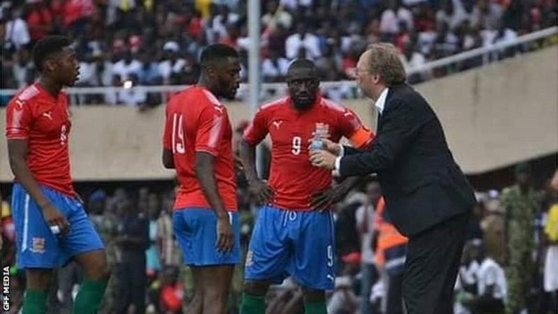Coach Tom Saintfiet has had his contract with the Gambia extended for two more years.