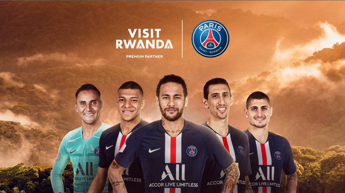 Rwanda entered in partnership with Paris Saint Germain, a french football club