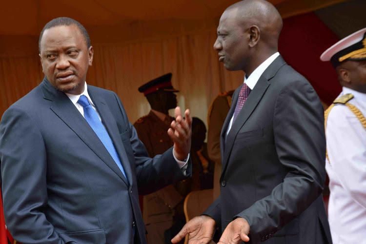President Uhuru Kenyatta and Deputy President William Ruto
