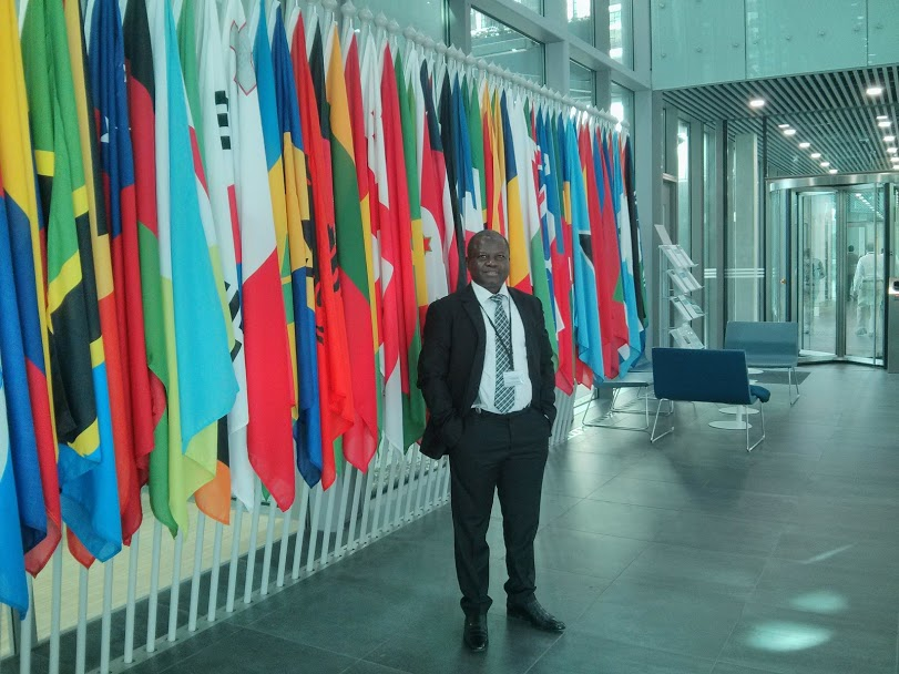Barrister Ajong at The International Criminal Court, The Hague
