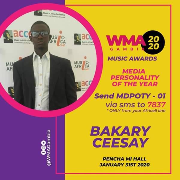 The award is a big milestone for Ceesay