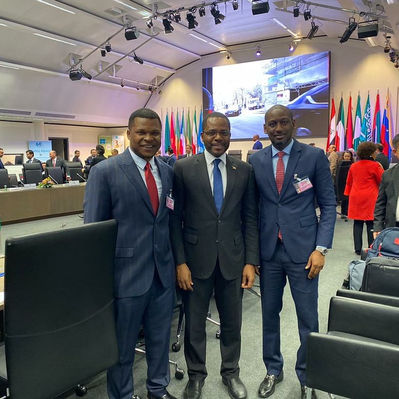 Power Brokers in the African Energy Sector, NJ Ayuk , Executive Chairman of the African Energy Chamber with Gabriel Mbaga Obiang Lima , Minister of Mines, Industry &Energy of Equatorial Guinea