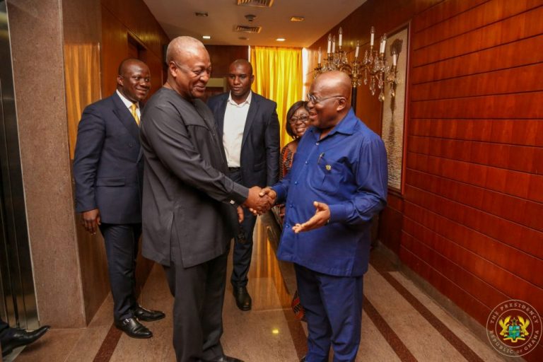 Former President Mahama and President Akufo Addo will be in a fierce Presidential race later this year