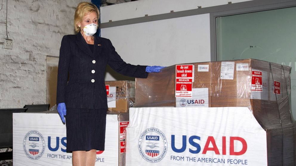 U.S. Ambassador to South Africa Lana Marks said the U.S. Government is donating up to 1000 much needed ventilators and accompanying equipment to South Africa to assist with its national response to COVID-19.Photo USAID