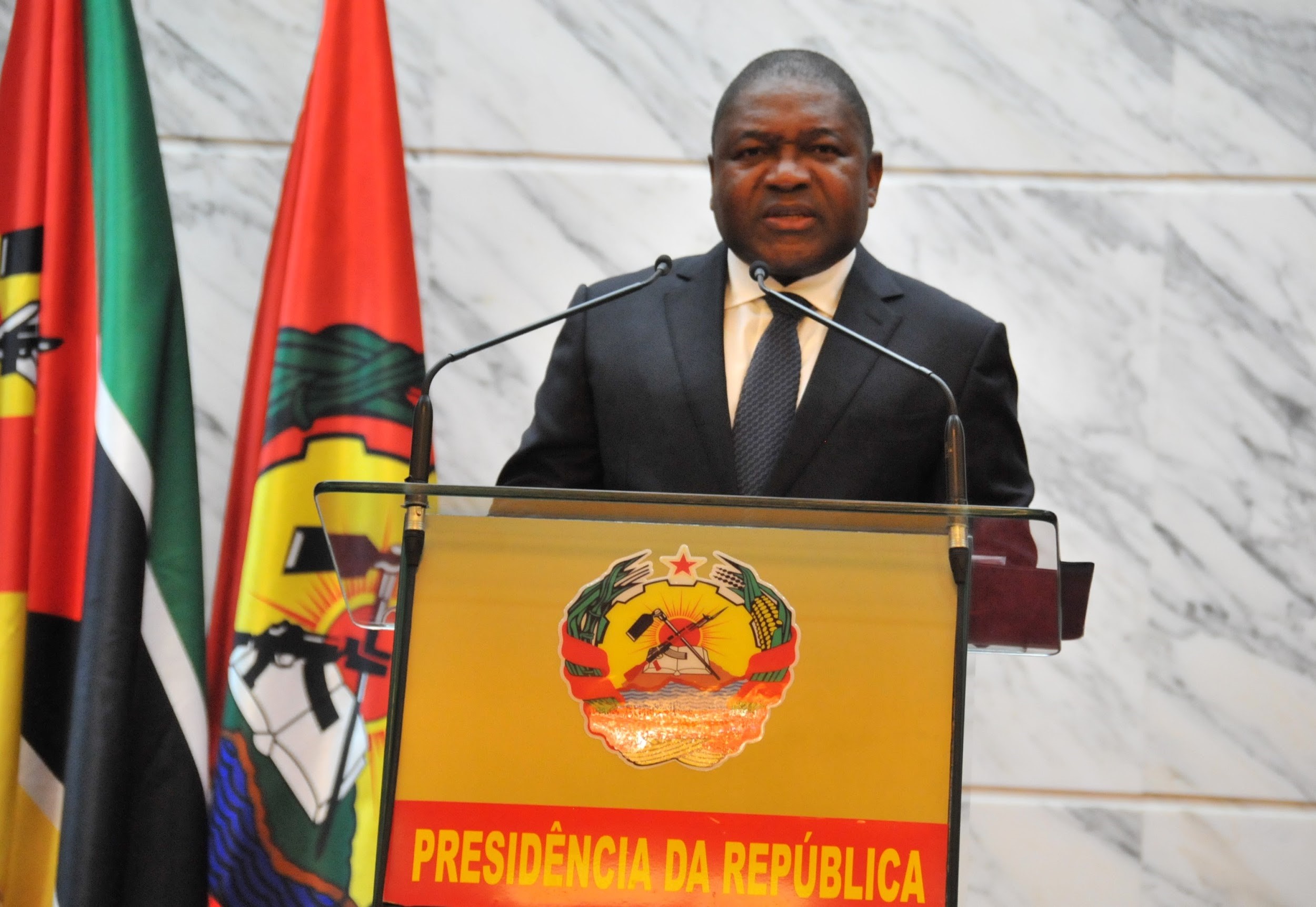 Mozambican President Filipe Nyusi