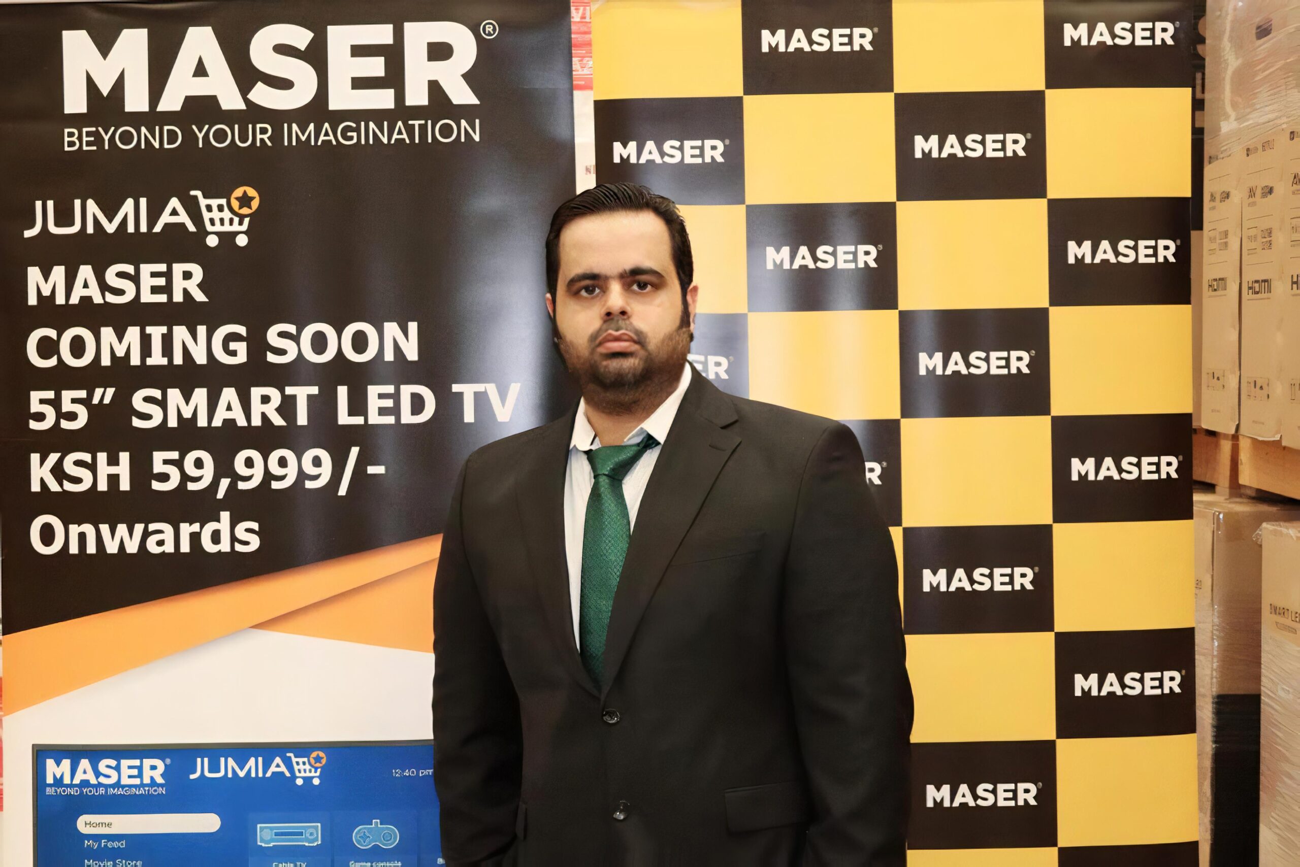 Prateek Suri, founder and CEO of UAE-based TV and electronics brand Maser