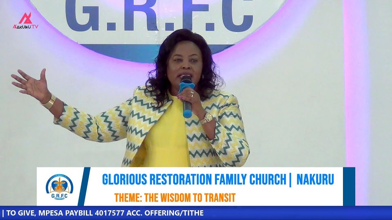 Bishop Dr. Nancy Kinuthia of Glorious Family Church Nakuru
