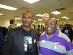 Eyong with Syvester Okere MD Director for Continental Africans For Obama-Operation Vote