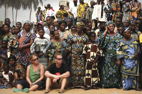Visitors to a cultural festival in Benin: Many potential tourists are interested in experiencing African cultures, not just going on wildlife safaris.