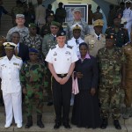 U.S. Army Gen. David Rodriguez, front row, center, the commander of U.S. Africa Command, poses for a photo with military leaders participating in exercise Western Accord 2013 in Accra, Ghana, June 26, 2013