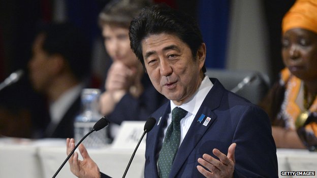 Shinzo Abe is visiting three nations in Africa