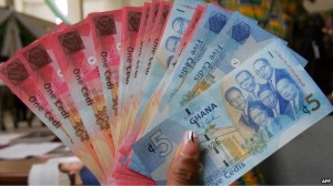The cedi has lost almost a quarter of its value over the past year