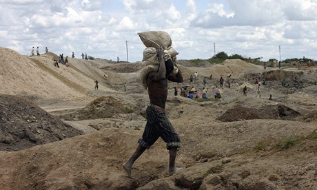 Mining activities in DRC are the subject of an ongoing inquiry into suspected malpractice by customs agents and companies. Photograph: David Lewis/Reuters