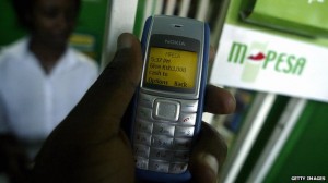 About a quarter of Kenya's gross domestic product flows through the M-Pesa mobile payment system