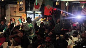 Bars in Nairobi were packed with fans watching the opening game on Thursday