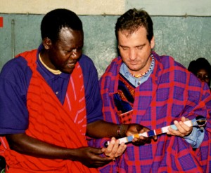 been crowned as a Masai Chief ,Griswold is fluent in Swahili