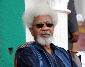 Nigerian Nobel Laureate Wole Soyinka in Enugu, southeastern Nigeria on March 1, 2012 (AFP Photo/Pius Utomi Ekpei)