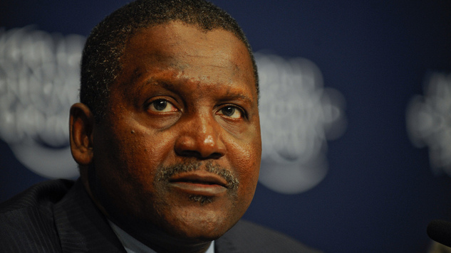 Nigerian business magnate Alhaji Aliko Dangote. As of March 2014, he had an estimated net worth of $25bn - and has also given away several millions.