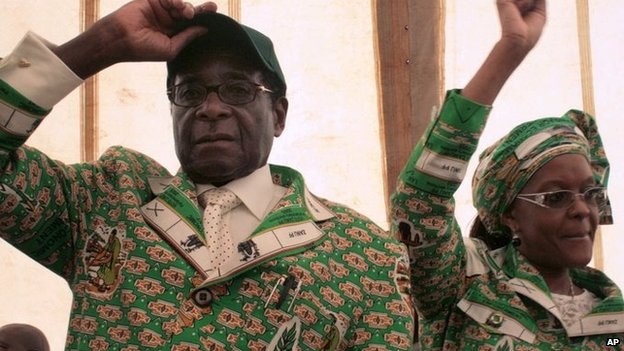 Mrs Mugabe's political rise may be proof that her husband still has authority over the ruling party