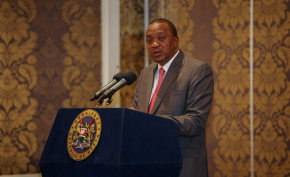 Photo: Office of the Presidency of Kenya President Kenyatta’s speech – Africa Forum on Inclusive Economies.