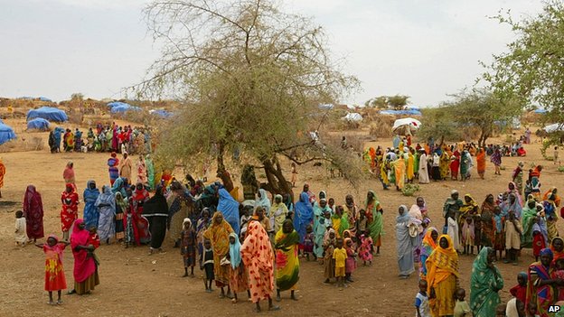 Hundreds of thousands of people have been displaced by the conflict in Darfur
