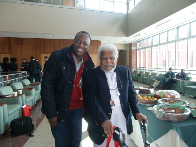 Jude Kagoro and Prof. Ali Mazrui