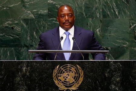Joseph Kabila Kabange, President of the Democratic Republic of the Congo, addresses the 69th United Nations General Assembly at the U.N. headquarters in New York September 25, 2014. REUTERS/Lucas Jackson