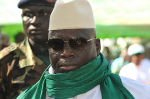 President Yahya Jammeh has ruled Gambia, an impoverished state that runs along the Gambia River, for 20 years and has been widely accused of human rights violations (AFP Photo/Seyllou)